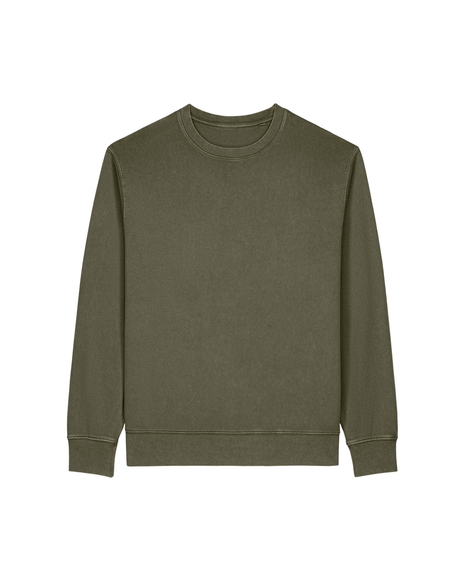 Stanley/Stella Crewneck G. Dyed Khaki / XXS Matcher Vintage