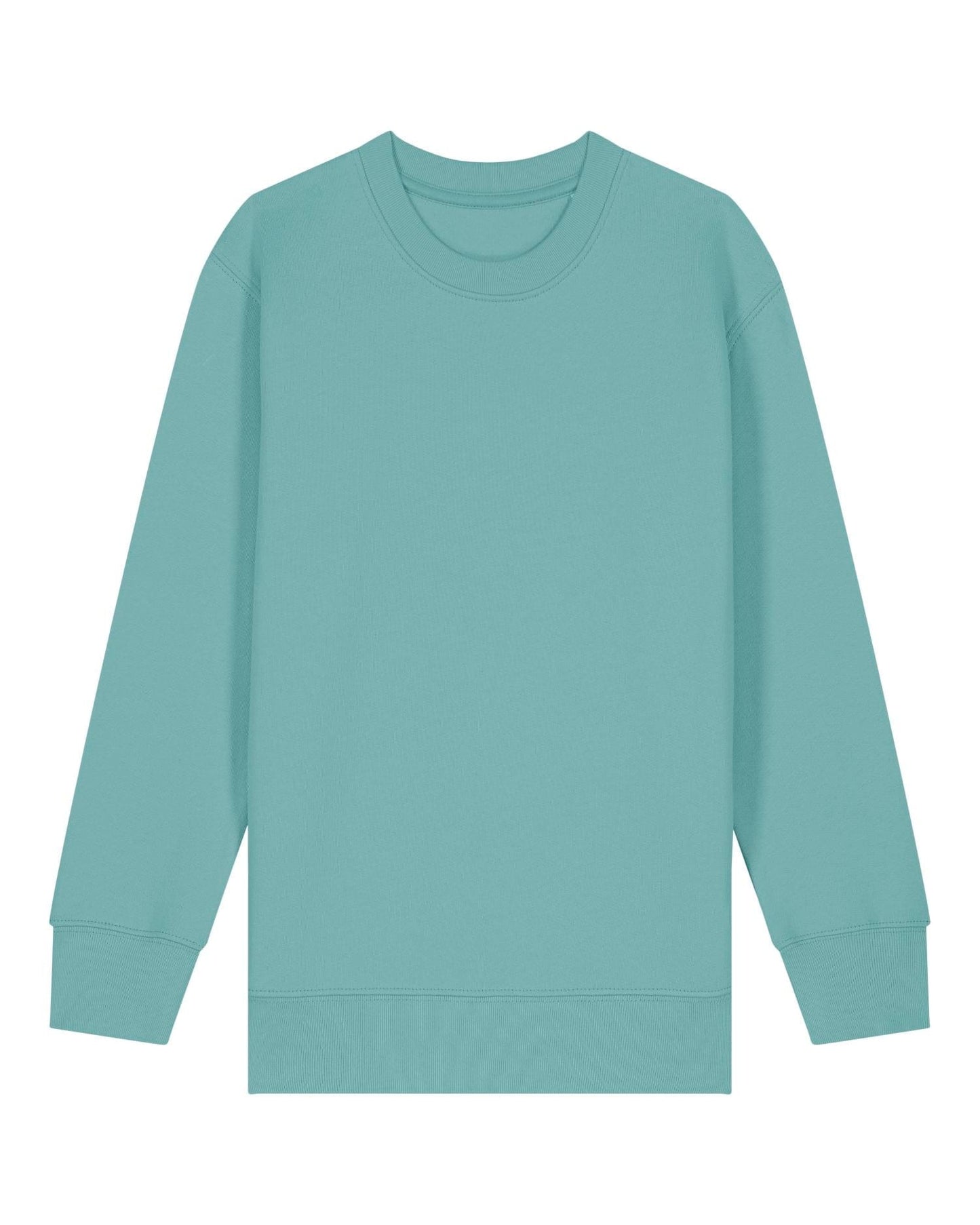 Stanley/Stella Crewneck Teal Monstera / 12-13/152-158cm Mini Changer 2.0