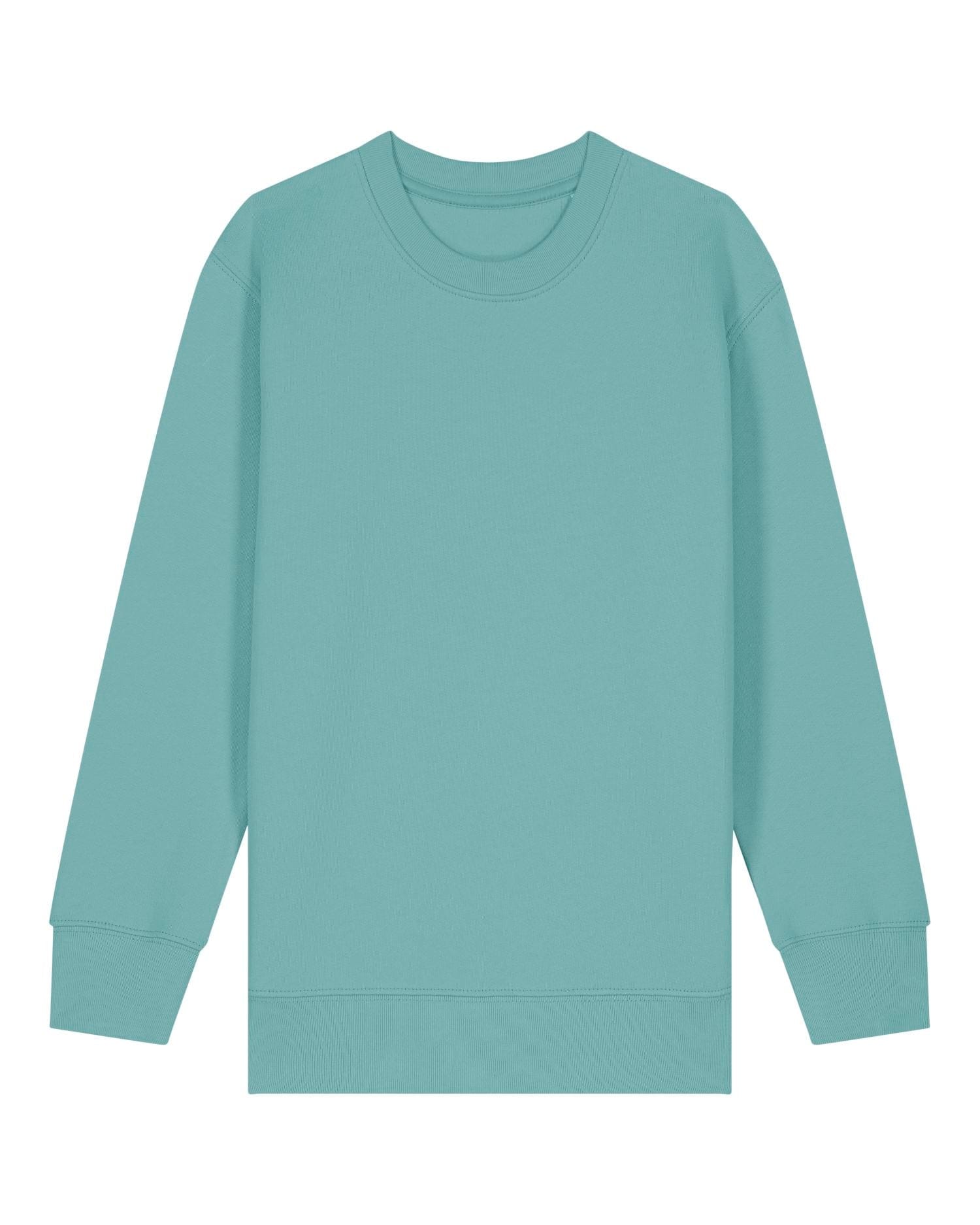 Stanley/Stella Crewneck Teal Monstera / 12-13/152-158cm Mini Changer 2.0