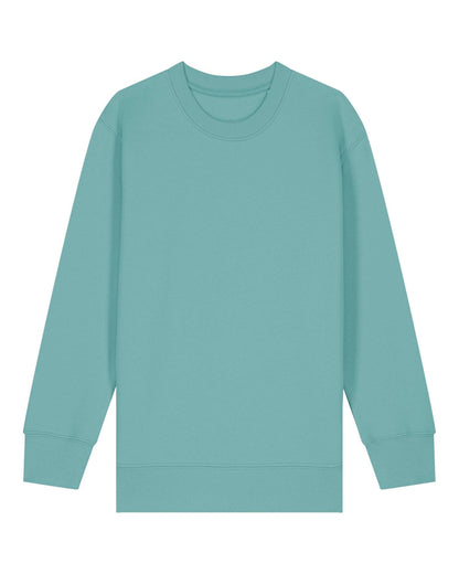 Stanley/Stella Crewneck Teal Monstera / 12-13/152-158cm Mini Changer 2.0