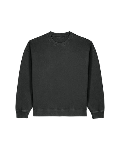 Stanley/Stella Crewneck G. Dyed Black Rock / XXS Radder 2.0 Vintage