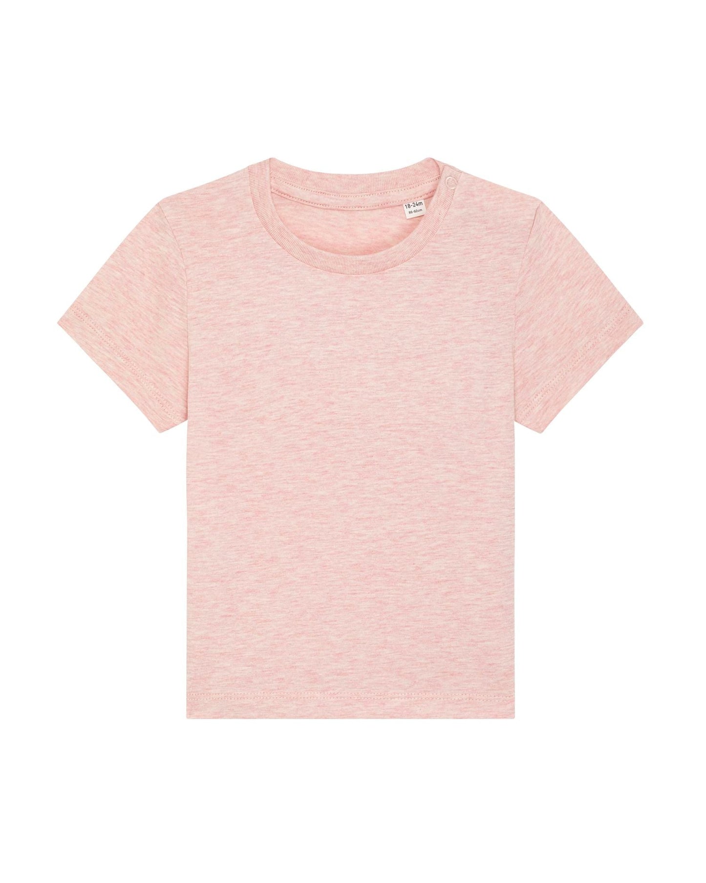 Stanley/Stella T-Shirt Cream Heather Pink / 0-6 m/56-68cm Baby Creator
