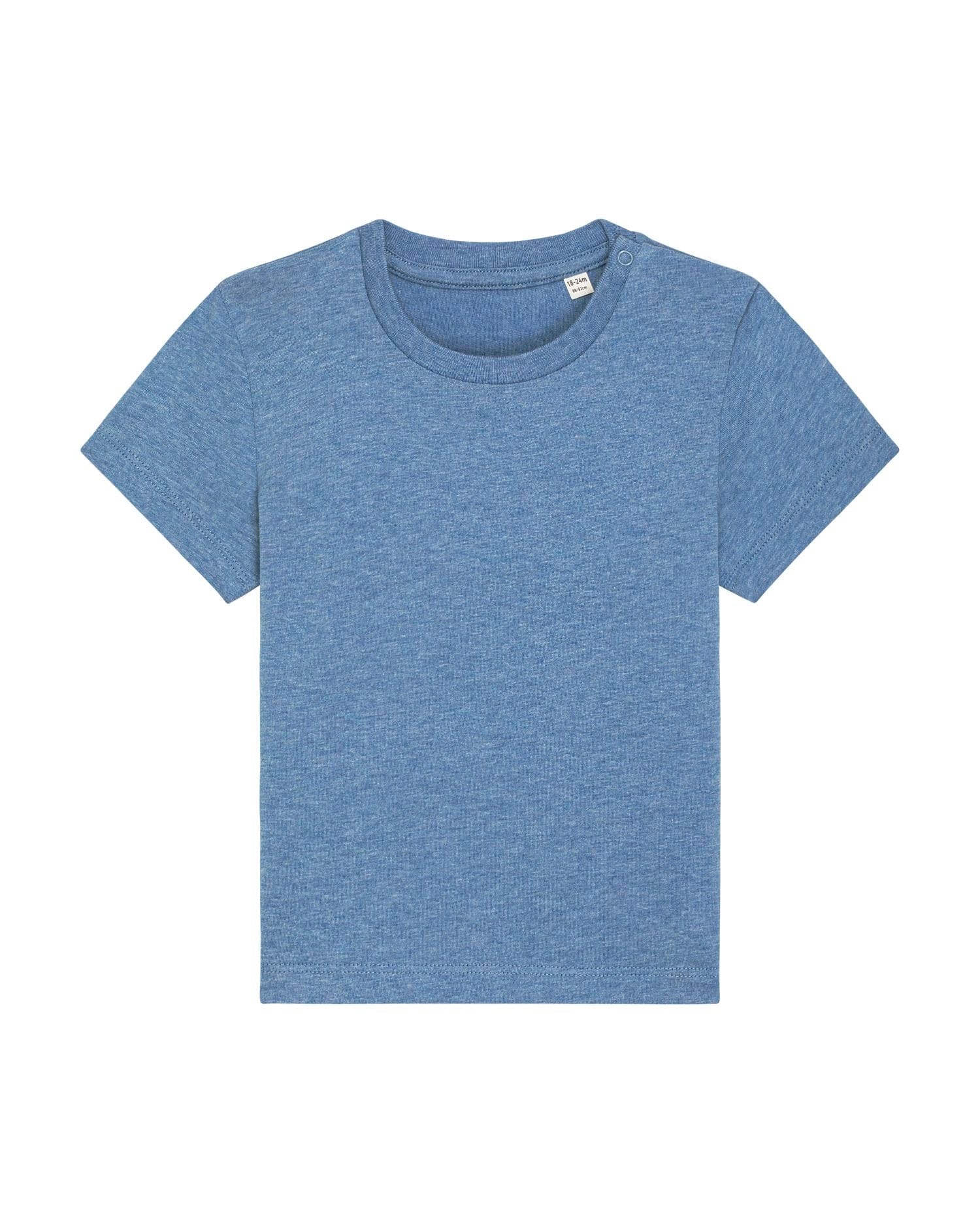 Stanley/Stella T-Shirt Mid Heather Blue / 0-6 m/56-68cm Baby Creator