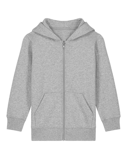 Stanley/Stella Zip-Thru Heather Grey / 12-13/152-158cm Mini Cultivator 2.0